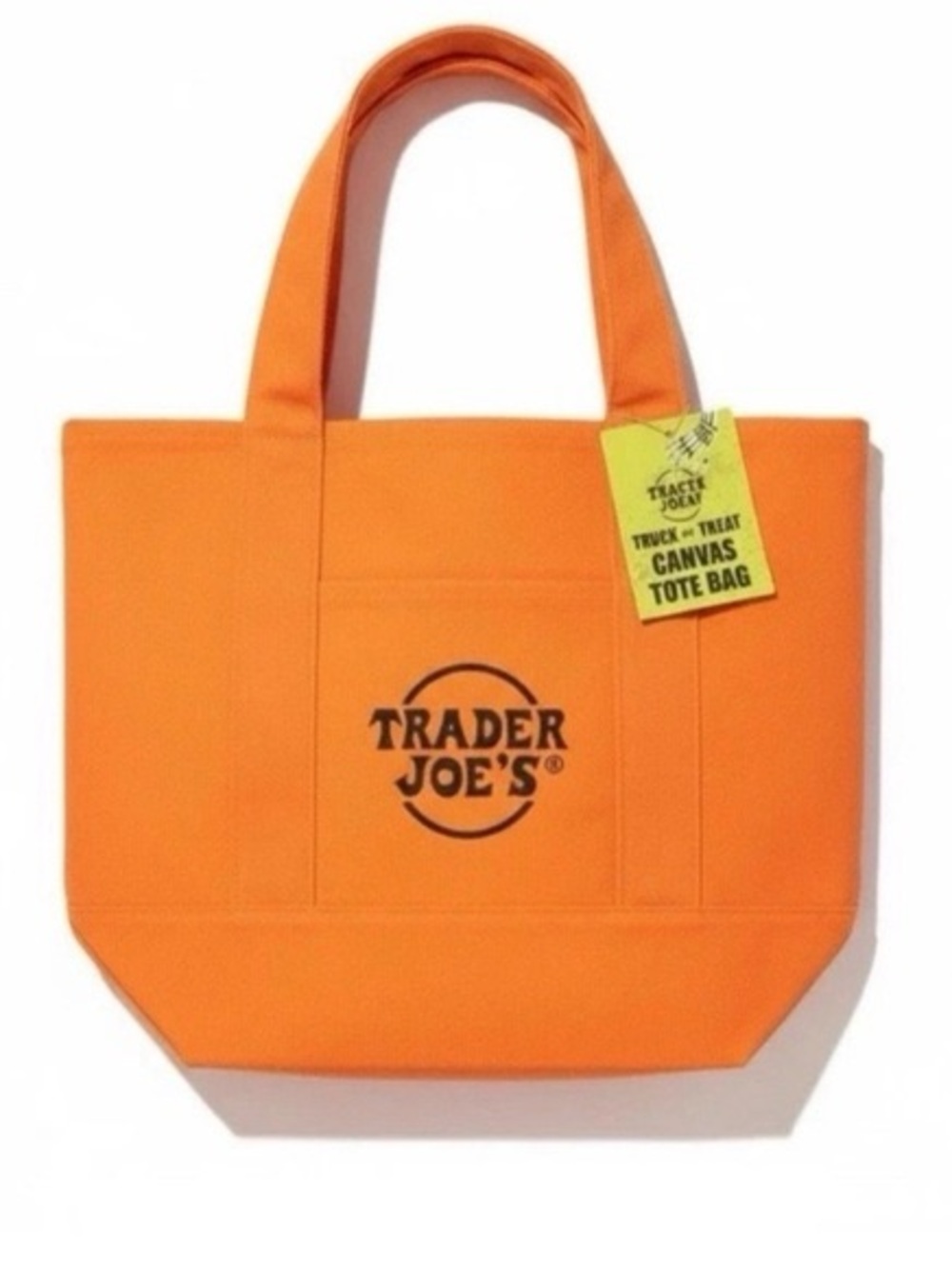 Trader Joe’s Halloween Mini Tote Orange 2025 Retired NWT